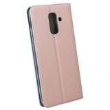 Husa Tip Carte, Samsung Galaxy J6 2018, Roz-Auriu