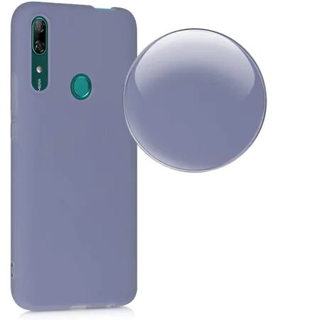 Husa Silicon, Huawei P Smart Z, Albastru-Gri