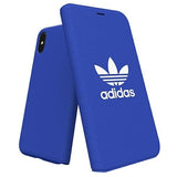 Husa Tip Carte Originala, Adidas, iPhone X/XS, Albastru