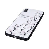 Husa Magic Glass, iPhone 11 Pro, Alb cu Negru