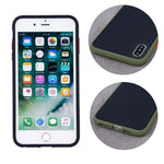 Husa Colored Buttons pentru Samsung A70, Verde