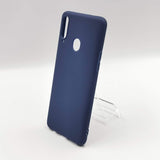Husa Silicon, Samsung Galaxy A20S, Albastru Inchis Matte