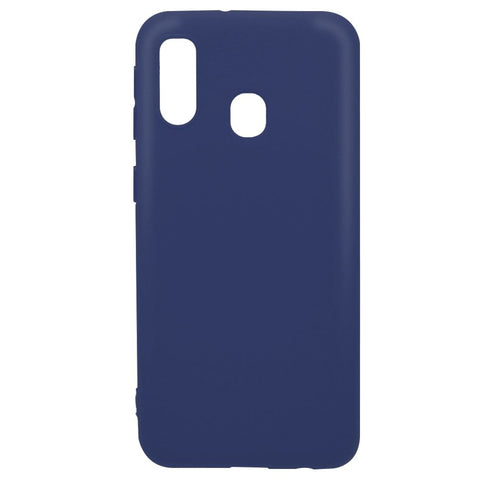 Husa Silicon, Samsung Galaxy A40, Albastru Inchis