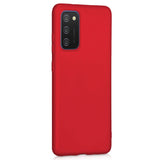 Husa Silicon Slim, Forcell, Samsung Galaxy A02S, Rosu