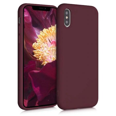 Husa Silicon, iPhone X/XS, Visiniu