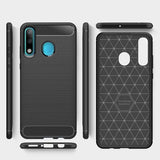 Husa Carbon, Huawei P30 Lite, Negru