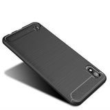 Husa Silicon Carbon, Samsung Galaxy A10, Negru