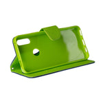 Husa Tip Carte, Huawei P Smart Z, Albastru-Lime