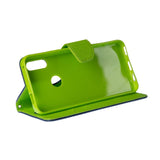 Husa Tip Carte, Huawei P Smart Z, Albastru-Lime