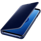 Husa Tip Carte, Clear View Standing ,  Samsung Galaxy S9 Plus , Albastra, Originala