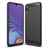 Husa Silicon Carbon, Samsung Galaxy A10, Negru