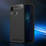 Husa Silicon Carbon, Huawei P20 Lite, Negru