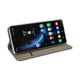 Husa Tip Carte, Smart Magnetic, Samsung Galaxy A51, Albastru Inchis