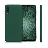 Husa Silicon, Samsung Galaxy A70, Verde Inchis