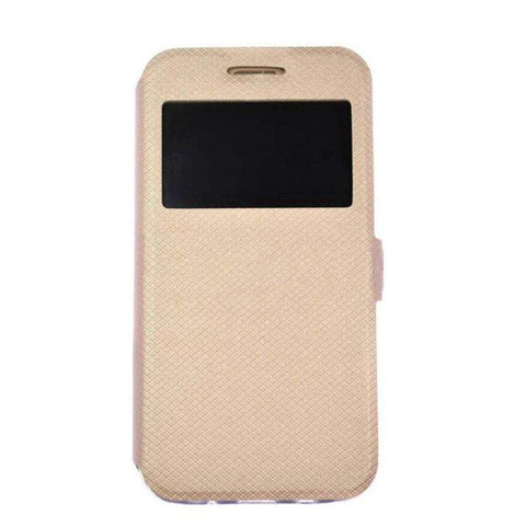 Husa Tip Carte, Samsung Galaxy S7 Edge, Auriu