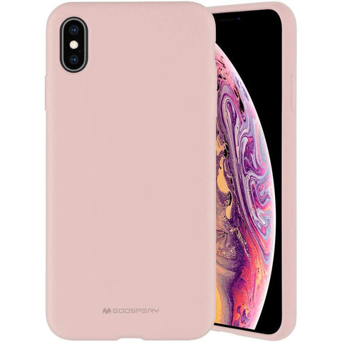 Husa Silicon, Mercury, iPhone XS/ XS Max, Roz