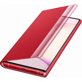 Husa Samsung Clear View Galaxy Note 10, Red, Originala