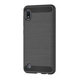 Husa Silicon Carbon, Samsung Galaxy A10, Negru