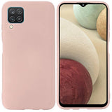 Husa Silicon, Samsung Galaxy A12/M12, Roz-Pastel
