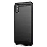 Husa Silicon Carbon, Xiaomi Redmi 9A/ 9AT, 9i, Negru