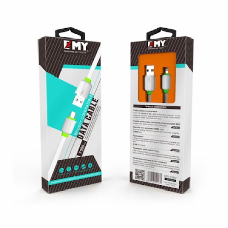 Cablu de Date, Fast Emy, MY-443, 1M, Alb