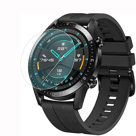 Folie protectie din sticla 9H pentru Huawei Watch GT 2 46mm ,Transparent