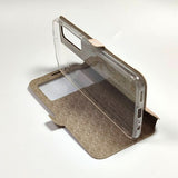 Husa Tip Carte, Huawei P Smart 2021, Auriu