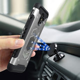 Husa Samsung Galaxy A6 Plus 2018 Deffender Magnetic Argintiu