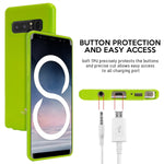 Husa Silicon Jelly Mercury Goospery Samsung Galaxy Note 8, Verde Lime