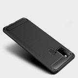 Husa Carbon, Samsung Galaxy A21S, Negru