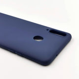 Husa Silicon, Samsung Galaxy A20S, Albastru Inchis Matte