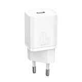 Incarcator, Baseus, Incarcare Rapida, 20W, Type-C, Alb