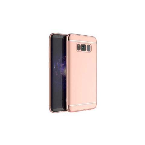 Husa Silicon, Samsung Galaxy S8, Roz-Auriu