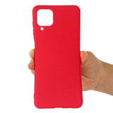 Husa Silicon, Samsung Galaxy A12, Rosu