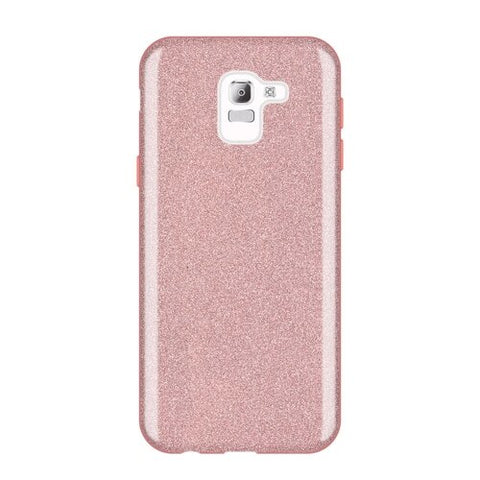 Husa Glitter Gradient, Samsung Galaxy J6 Plus 2018, Roz