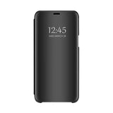 Husa Tip Carte Clear-view, Samsung Galaxy A6 Plus 2018, Negru