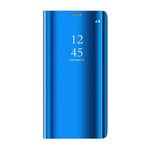 Husa Tip Carte, Clearview, Samsung Galaxy A12, Albastru