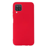Husa Silicon, Samsung Galaxy A12, Rosu