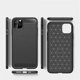 Husa Carbon, iPhone 11, Negru
