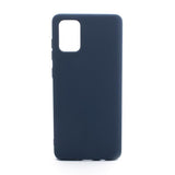 Husa Silicon, Samsung Galaxy A71, Albastru