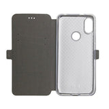 Husa Tip Carte, Huawei P20 Lite, Auriu