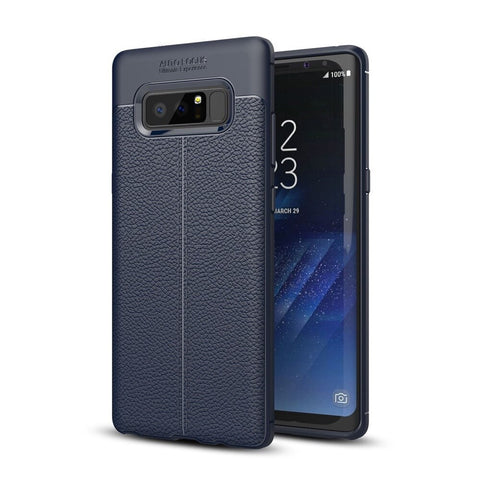 Husa Silicon, Samsung Galaxy Note 8, Albastru Inchis
