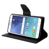 Husa Tip Carte, Fancy, Samsung Galaxy J5 2016, Negru