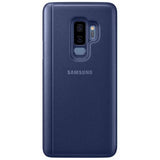 Husa Tip Carte, Clear View Standing ,  Samsung Galaxy S9 Plus , Albastra, Originala