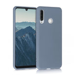 Husa Silicon, Huawei P30 Lite, Albastru-Gri