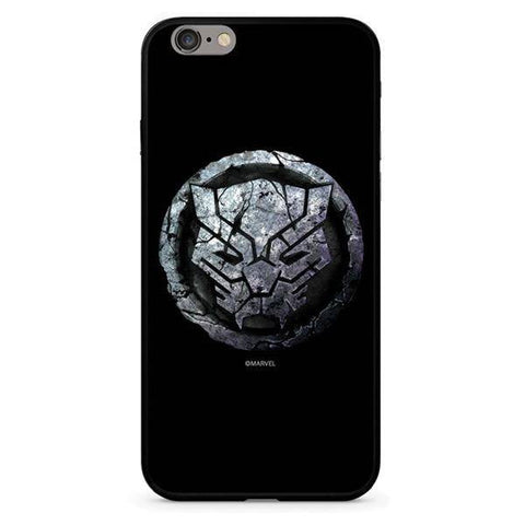 Husă Glass Marvel™ Black Panther 015 Samsung S9 G960 negru / negru MPCBPANT4515