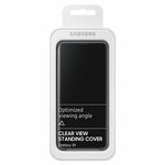 Husa Tip Carte Clear View, Originala, Samsung Galaxy S9, Negru