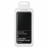 Husa Tip Carte Clear View, Originala, Samsung Galaxy S9, Negru