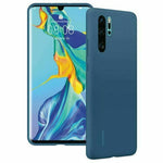 Husa Silicon, Originala Huawei P30 Pro, Albastru