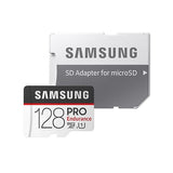 Card de memorie Samsung Pro Endurance microSDXC 128 GB Class 10, UHS-I adaptor inclus, 4k video support